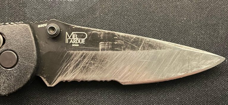 what does acid etching do to a blade